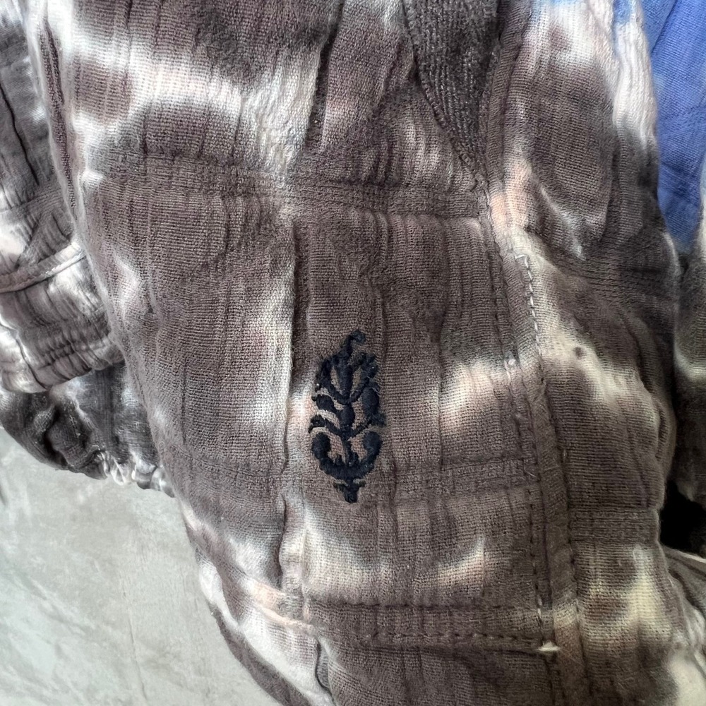 Free People Movement Trapped In Paradise Pullover Hoodie Nightshade Combo Large‎ - Picture 5 of 9
